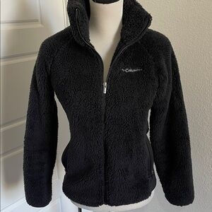 Columbia Women's Cozy Black Teddy Jacket